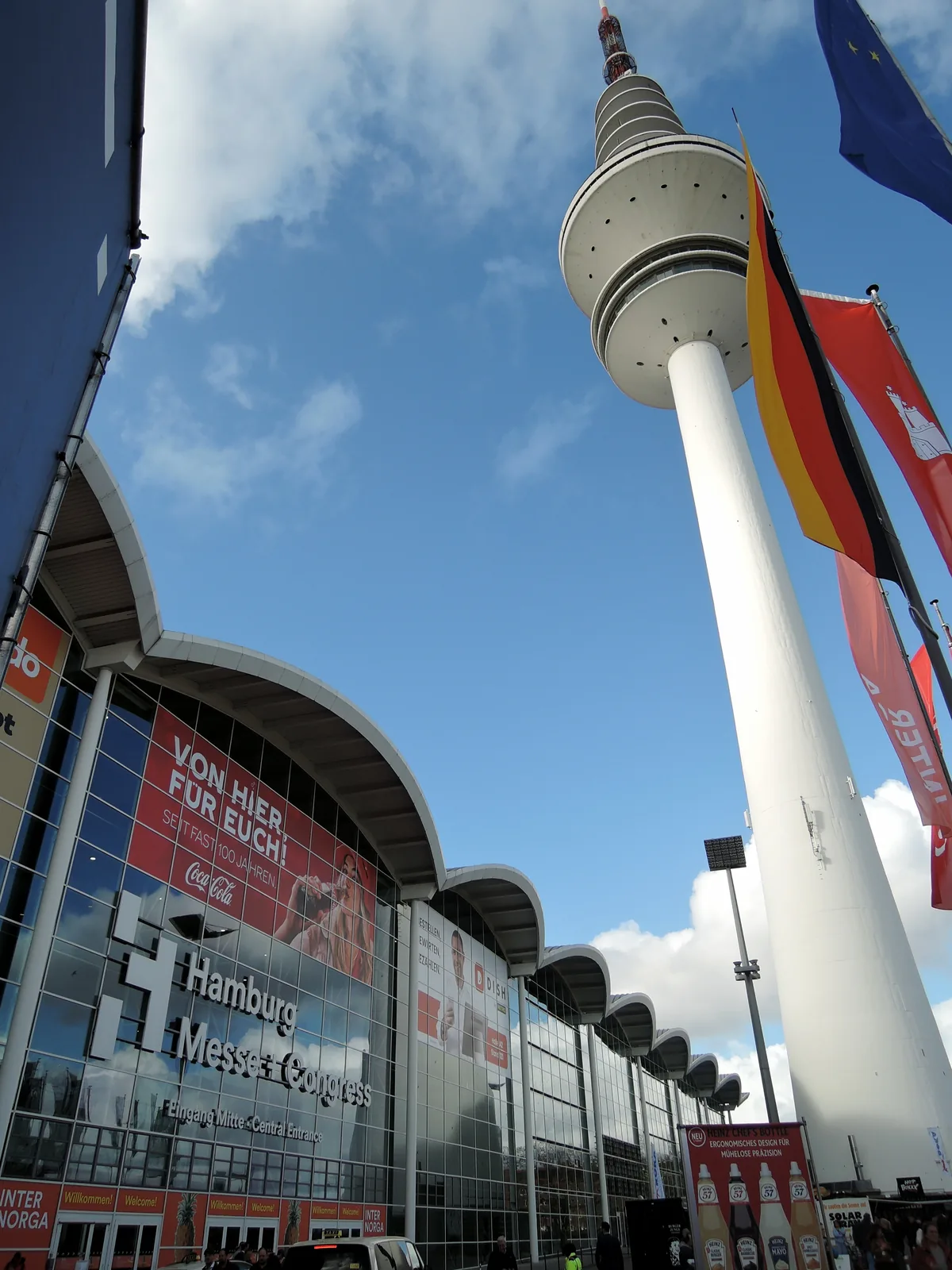 Hamburg Messe entrance during INTERNORGA 2026